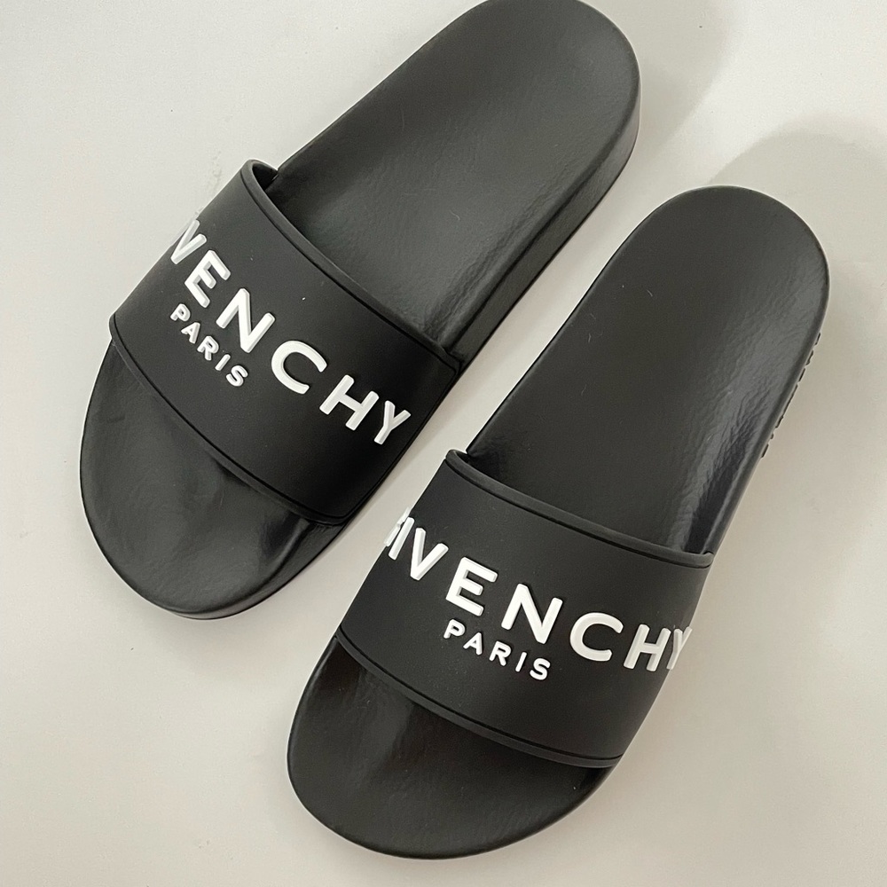 NEW Givenchy Logo Pool Slides size 38